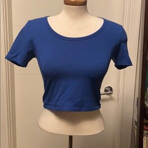 Blue Talula crop top